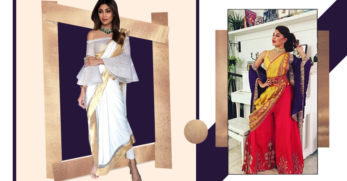 When Pants Meet Dupatta, Expect Fireworks In The Form Of Saree 2.0