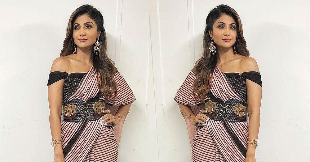 Shilpa Shetty Looks Like A Total *Hot Mesh* In This Make-Believe Saree