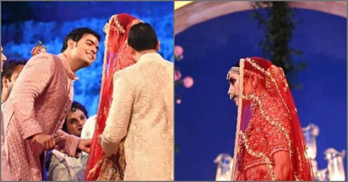The First Photos Of Dulha-Dulhan Akash And Shloka Are Here &amp; They Look Drop Dead Gorgeous!