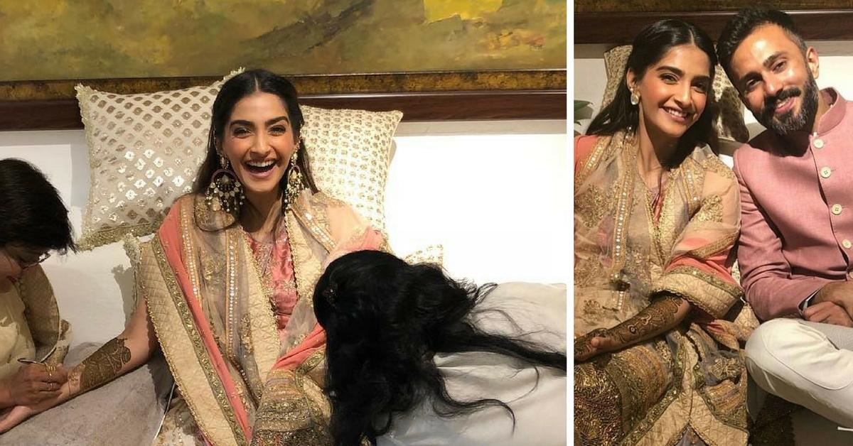 Browse Through Our Favourite Beauty Looks From Sonam&#8217;s Mehendi