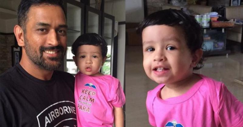 Ziva&#8217;s Adorable Demand Of Hugging Daddy Dhoni During A Match Is Just. Too. Cute