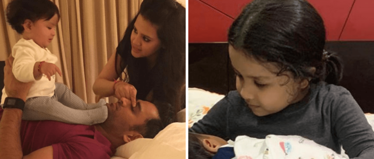 Are Congratulations In Order? Pics Of Ziva Dhoni  Cuddling A Newborn Have Left Us Confused