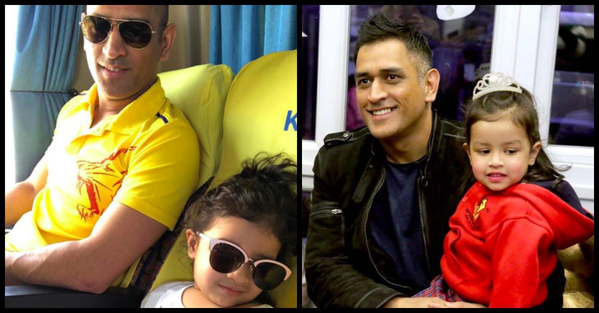 Dhoni Doing His Daughter Ziva&#8217;s Hair After His Big IPL Win Is Going To Make Your Day!