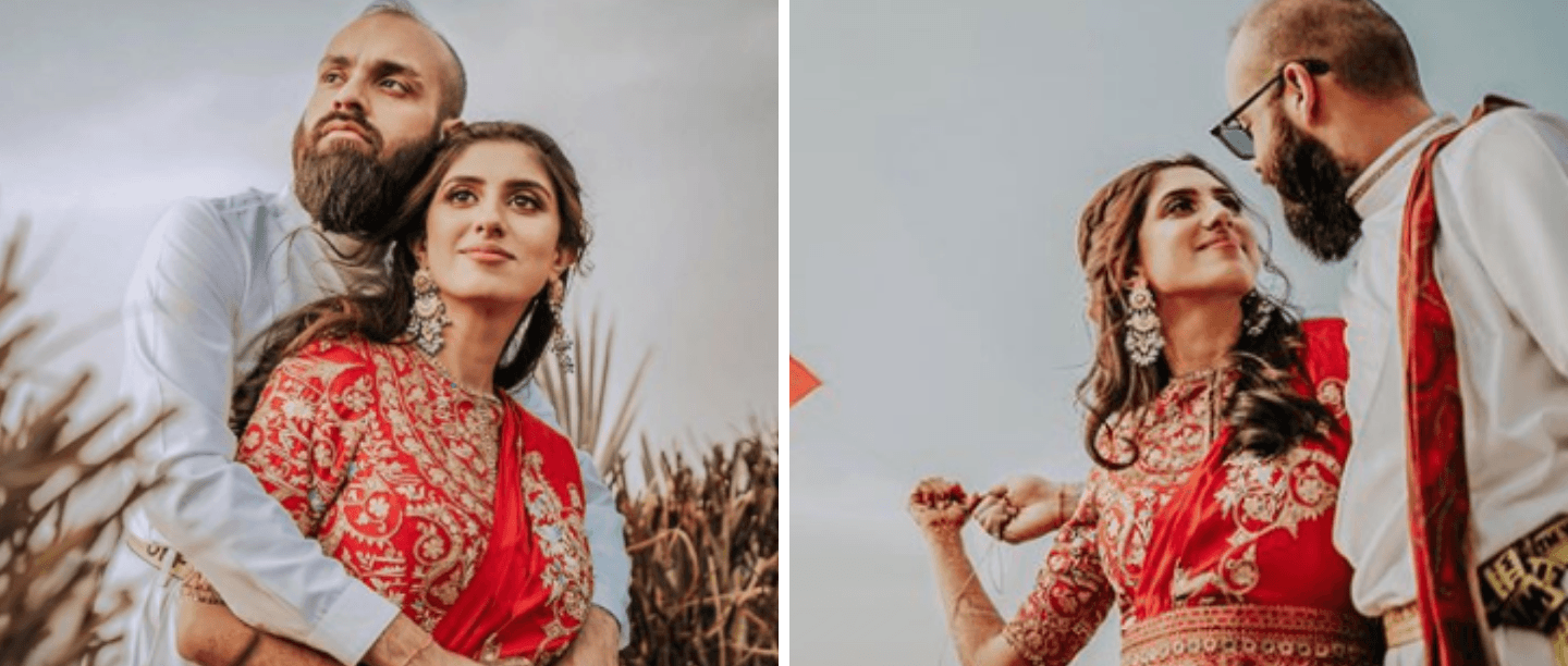 This Fashion-Forward Couple Chose Unique Outfits For Mehendi &amp; We&#8217;re Totally Loving Them!