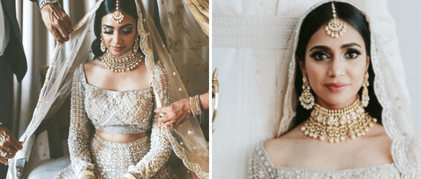 White Chura &amp; Open Tresses: This Bride&#8217;s Unconventional Shaadi Look Has Won Our Hearts
