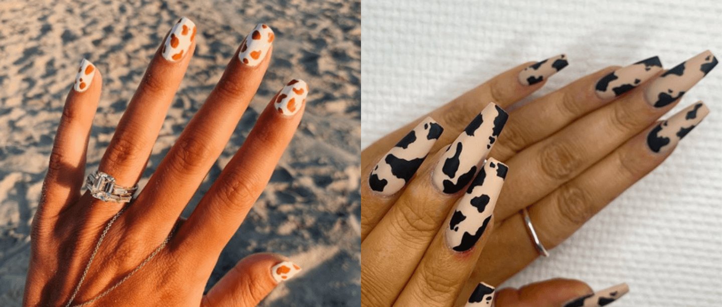 Trend Spot-ted: Cow Print Nail Art Is Taking Over Our Instagram Feeds &amp; We Love It!