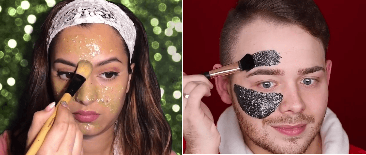 Sparkle &amp; Shine: Here&#8217;s How You Can Make A Glitter Peel Off Mask, At Home!