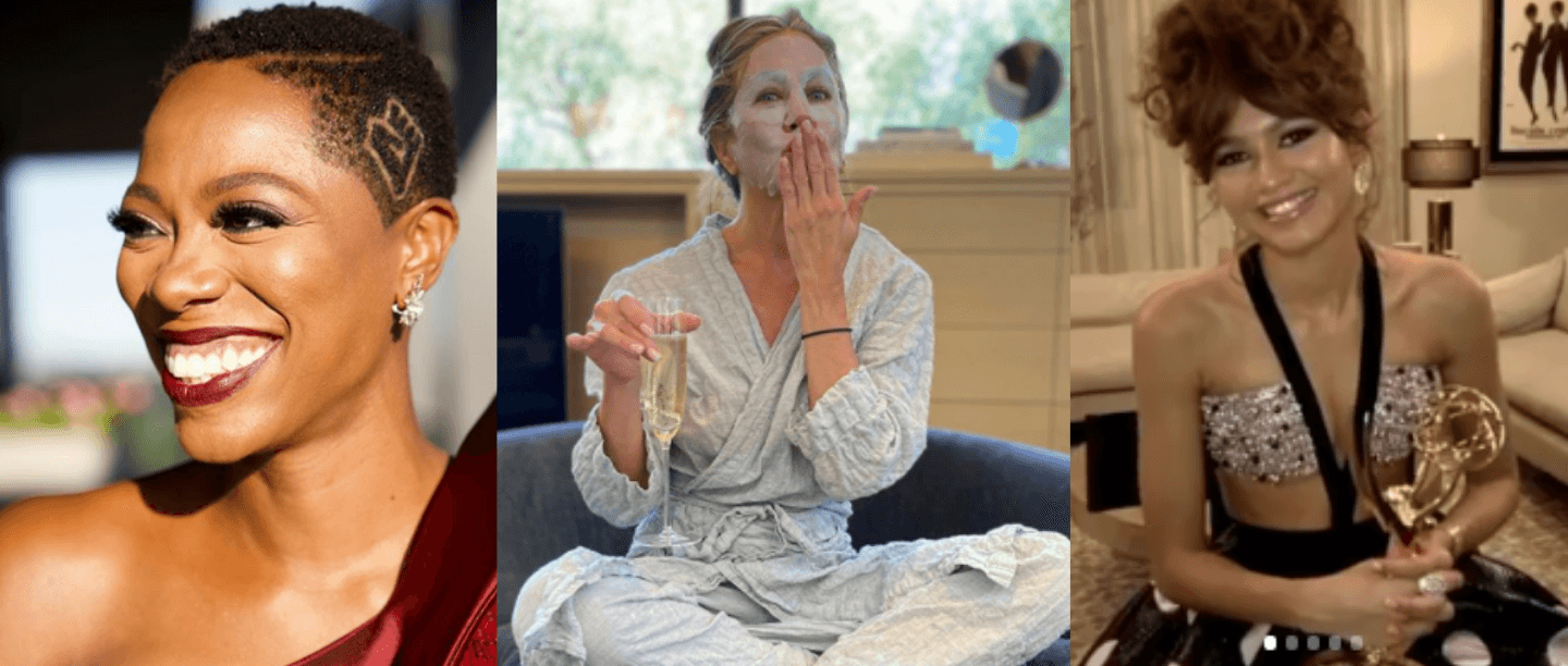 Live From The Couch: The Best Beauty Routines &amp; Makeup Looks At The 2020 &#8216;Virtual&#8217; Emmys