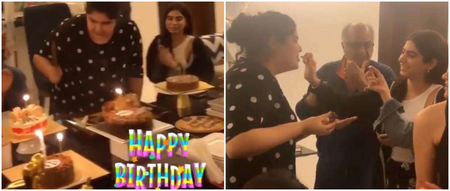 Hum Saath Saath Hain: Janhvi &amp; Arjun Kapoor Surprise Sister Anshula On Her Birthday