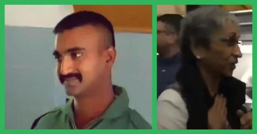 IAF Pilot Wing Commander Abhinandan Varthaman&#8217;s Parents Get Standing Ovation On Their Flight