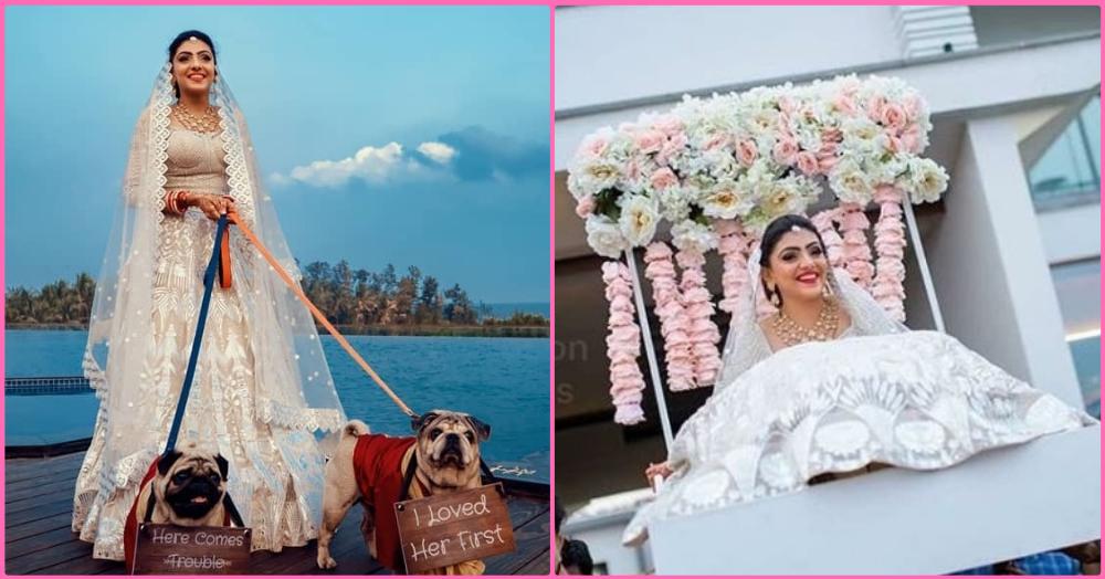 This Indian Bride Wore An All-White Lehenga On Her Wedding And Looked Like A Dream!