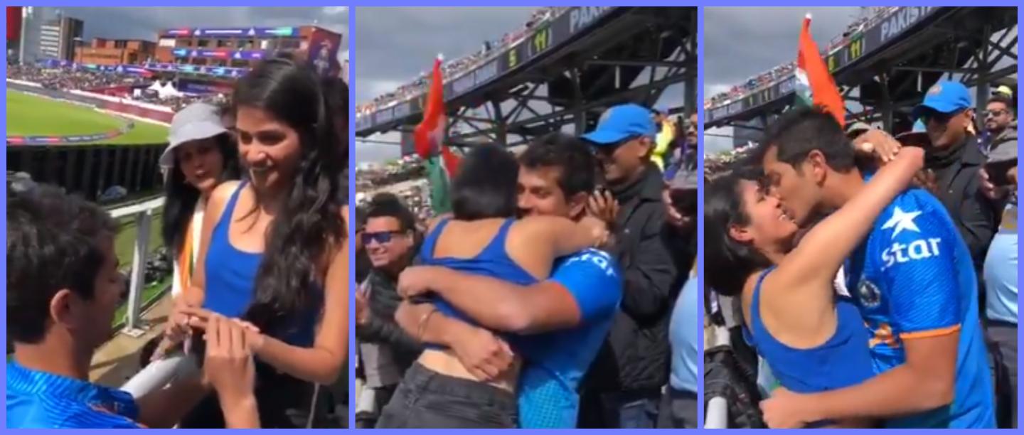 Matchmaking At World Cup 2019: Indian Fan Proposes To Girlfriend At India-Pak Match