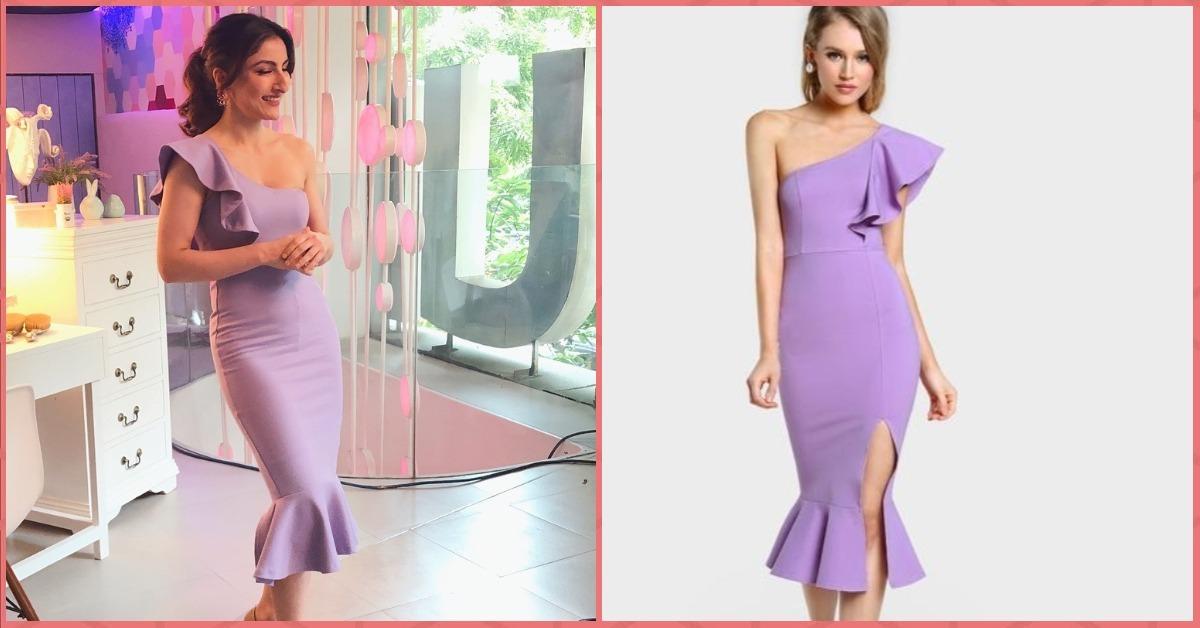 Drop Everything You&#8217;re Doing! Soha Ali Khan&#8217;s Pretty Lilac Dress Costs Only Rs 1,799