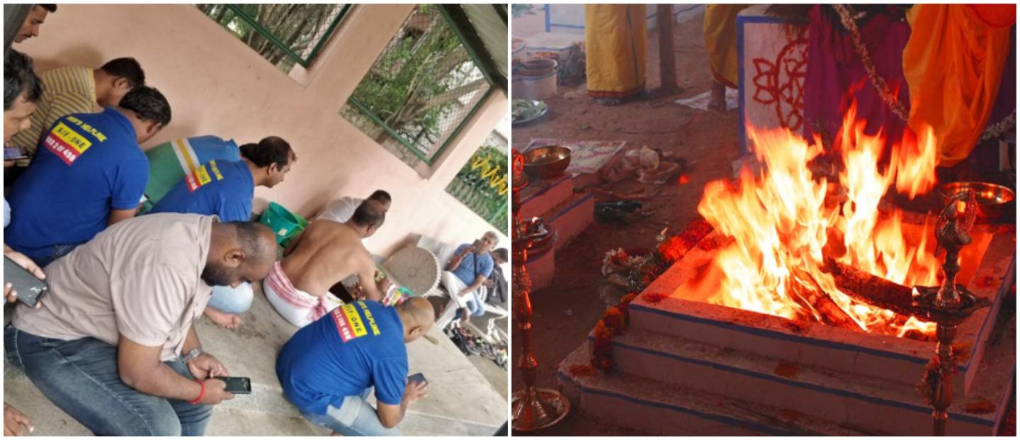 Feminism is Cancer? Men&#8217;s Rights Group Performs Puja To End #MeToo &amp; We Are Quite Shocked