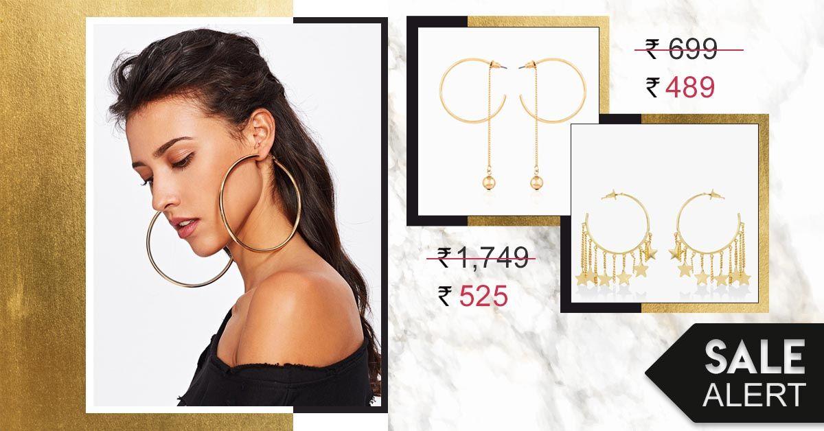 Ultra Cool Earrings On Sale You Would Jump Through The *Hoop* For!