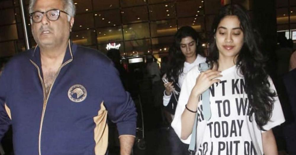 Janhvi Kapoor Didn’t Know What To Wear So She Put On This Designer T-shirt