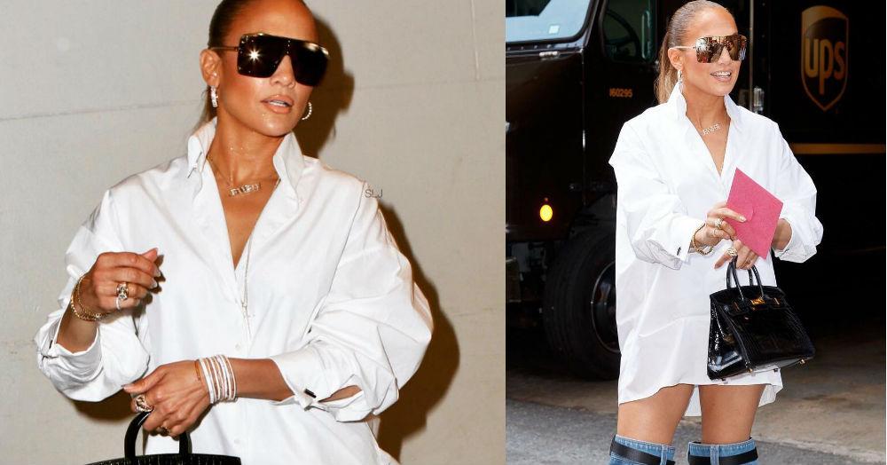 How J.Lo Can You Go? Jennifer Lopez&#8217;s *Jeans* Are Dangerously Low In Her Latest Outfit