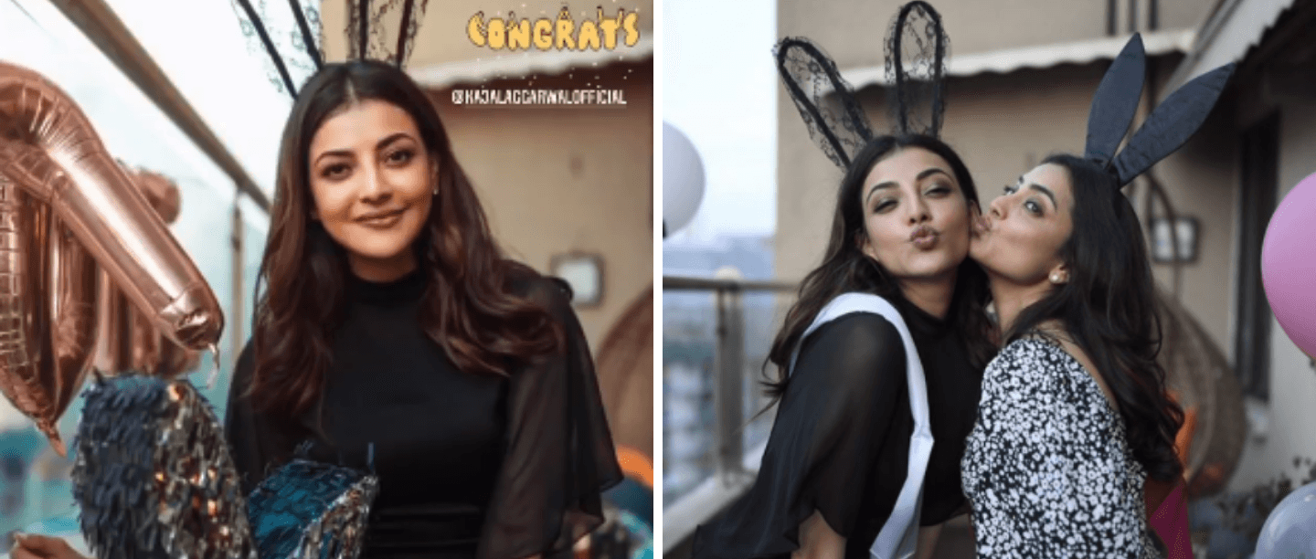 Bride-To-Be Kajal Aggarwal&#8217;s At-Home Bachelorette Party Will Drive Your Midweek Blues Away