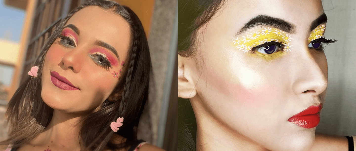 Floral Makeup Looks Created By The MyGlammXO Beauty Creator Fam That Are Hella Cute