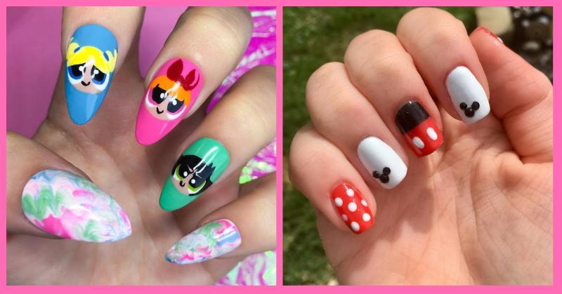 #ThrowbackThursday: These Cartoon Inspired Nail Art Designs Will Take You Back To The 90s