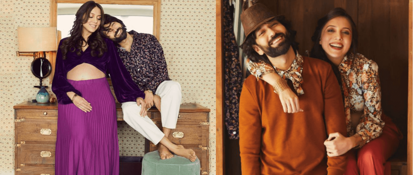These Pics From Nakuul &amp; Jankee&#8217;s #BabyOnBoard Photoshoot Will Give You Major Retro Vibes!