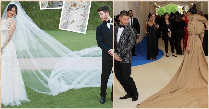 Did You Notice? PeeCee &amp; Nick Recreated The Met Gala Pose At Their Wedding!