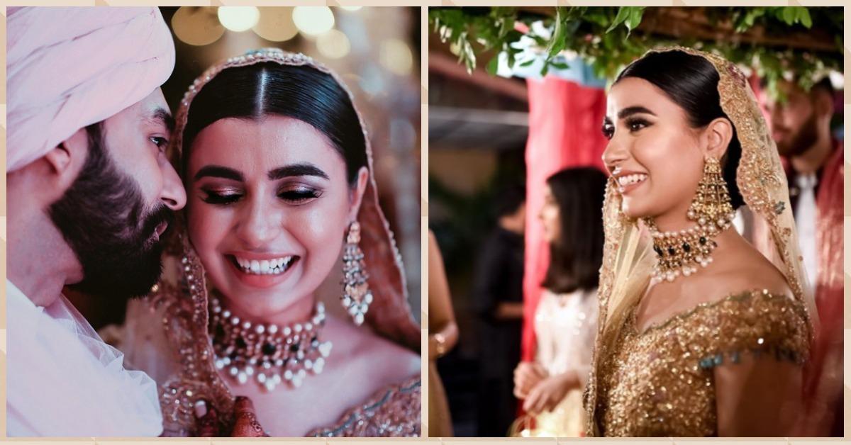 This Pakistani Bride In Gold Proves That Happy Brides Are The Prettiest!
