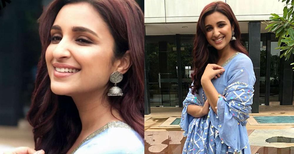 *Sharara Sharara*: Parineeti Chopra’s Blue Suit Is The Ultimate Bridesmaid Outfit &amp; You Can Get It Too!