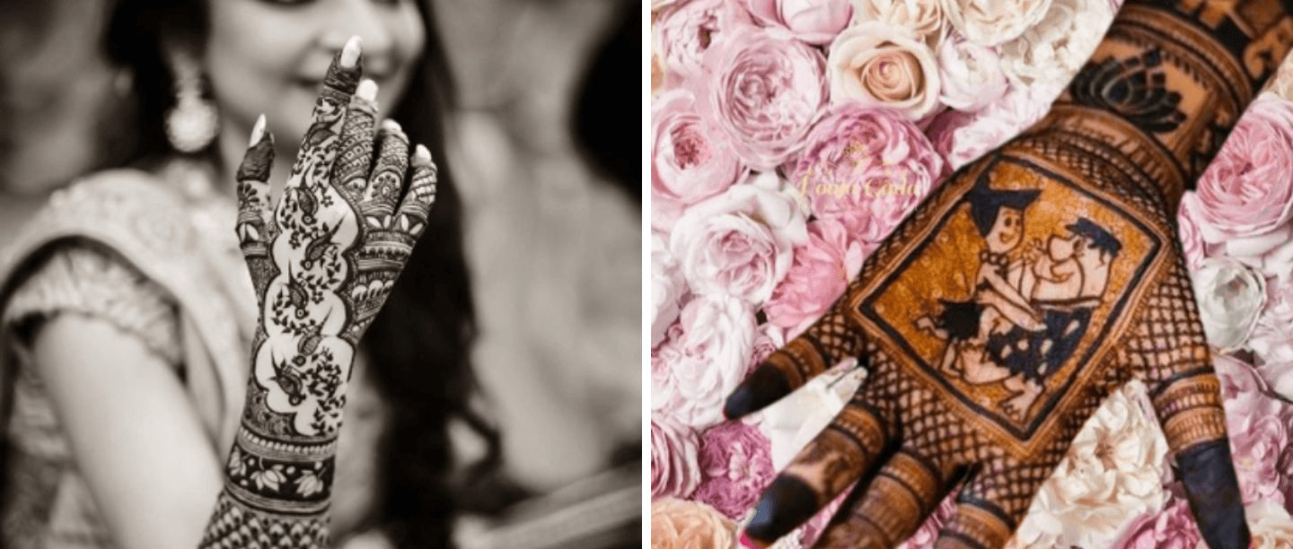 12 Cute Ways To Get Creative With Your Bridal Mehendi Designs &amp; TBH, We Love Them All!