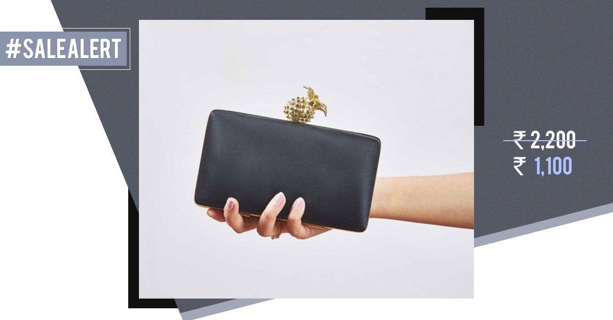 #PartyEssential: This Gorgeous Black Clutch Is At 50% Off Right Now!