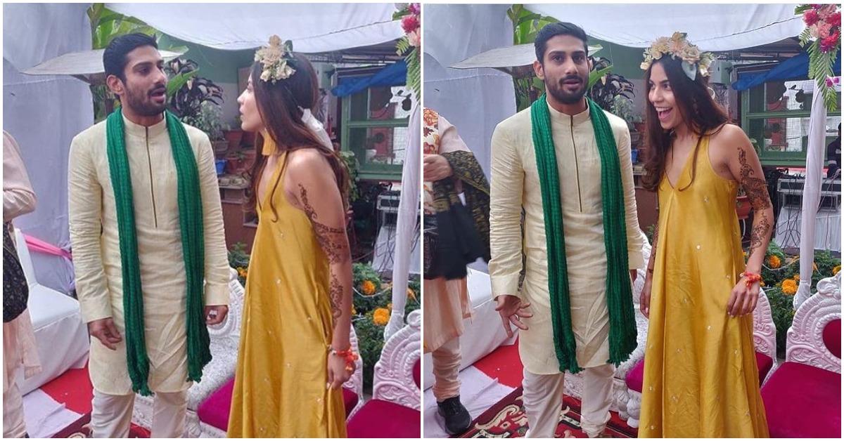 All The Pictures From The Haldi And Mehendi Ceremony Of Prateik Babbar And Sanya Sagar!