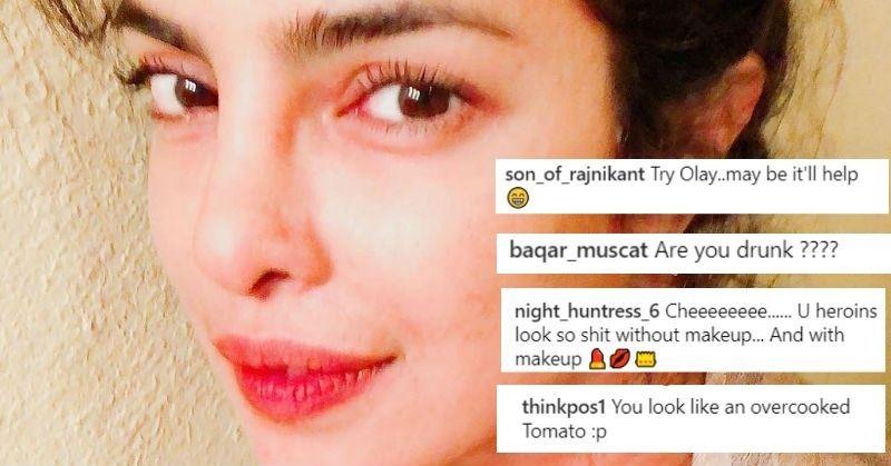 Priyanka Chopra Took A Bare Faced Selfie And The Internet Trolled Her For &#8216;Looking Old&#8217;