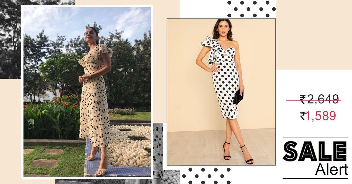 SALE ALERT: Loved Alia&#8217;s Polka-Dotted Midi Dress? Get The Look For Less!