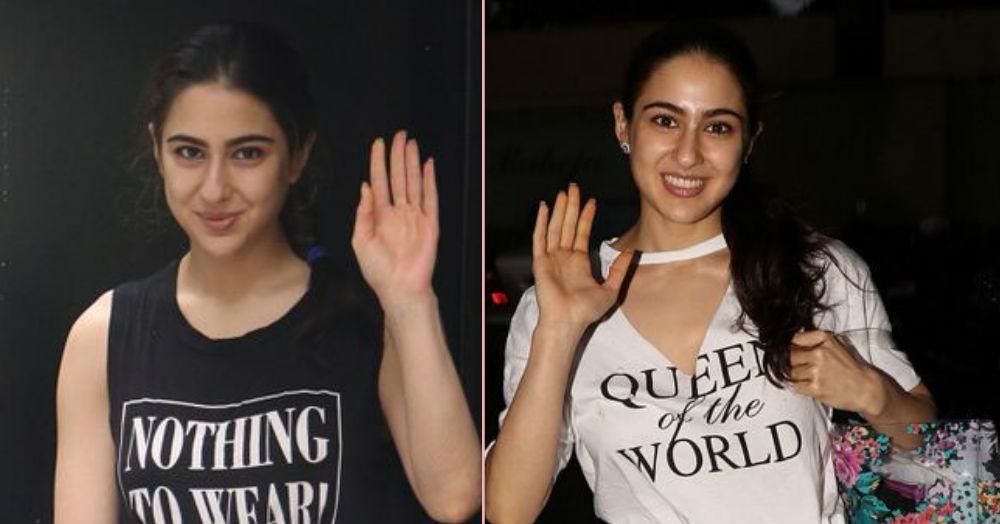 Looks Like Sara Ali Khan Had *Nothing To Wear* But Is Still The *Queen Of The World*