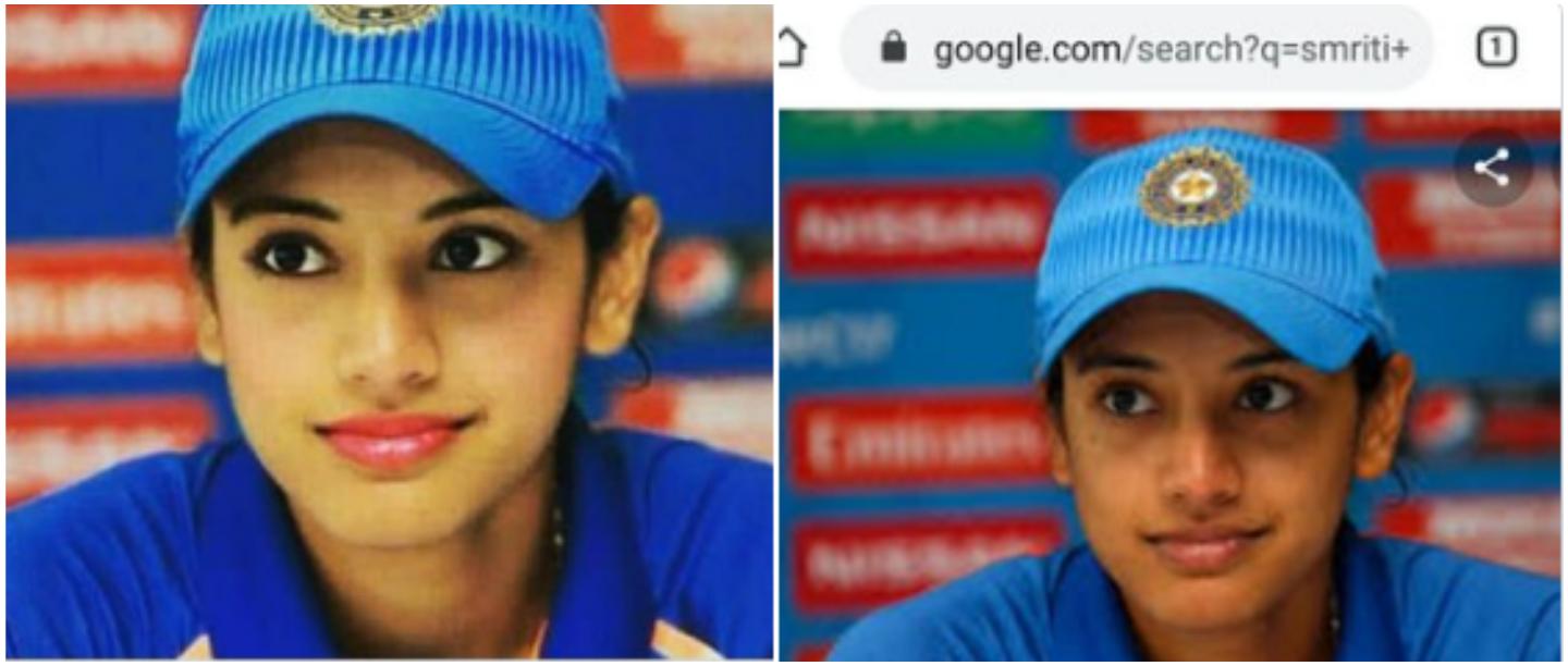#NotFair: Smriti Mandhana&#8217;s Picture Gets A Photoshop Makeover &amp; Twitter Loses Its Cool