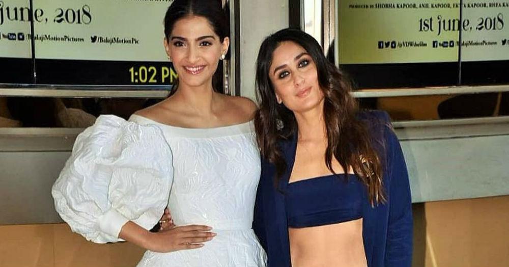 Kareena Does Abs &amp; Sonam 70s Puffy Sleeves At The *Veere Di Wedding* Trailer Launch!