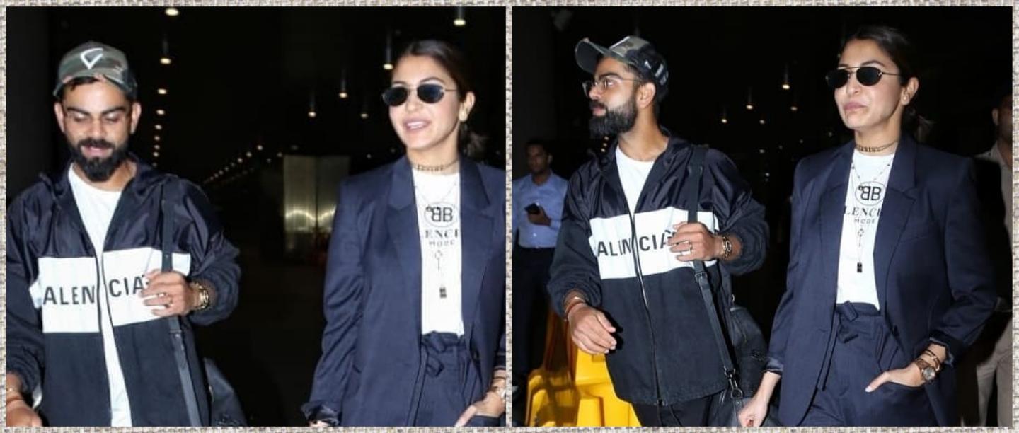 #TwinForTheWin: Virat-Anushka Fight Off Monday Blues With The Perfectly Coordinated Outfit