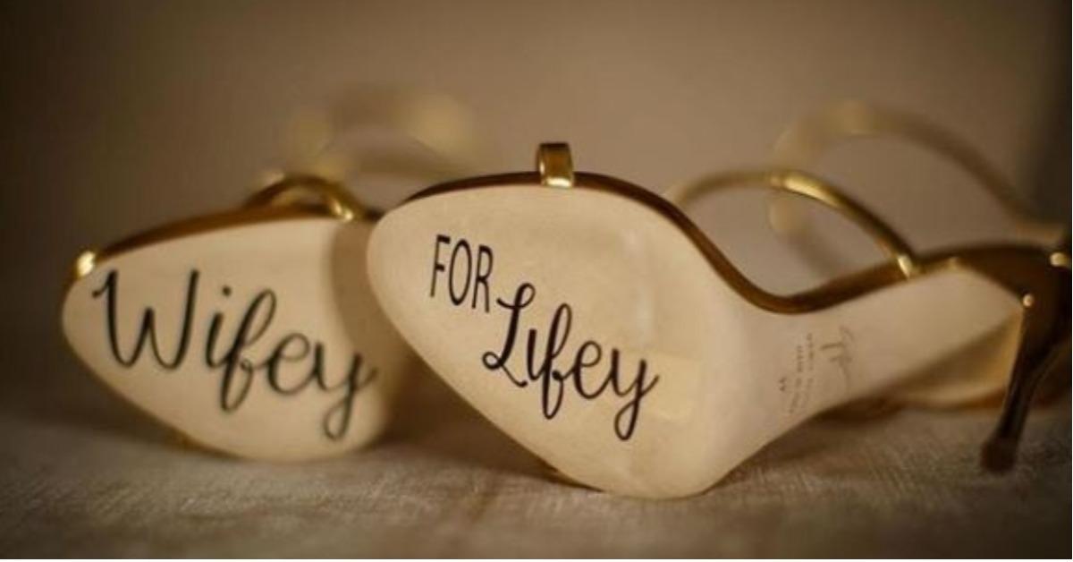 Brides Are Now Wearing Shoes With A Custom Message And It’s The Sweetest Detail Ever!