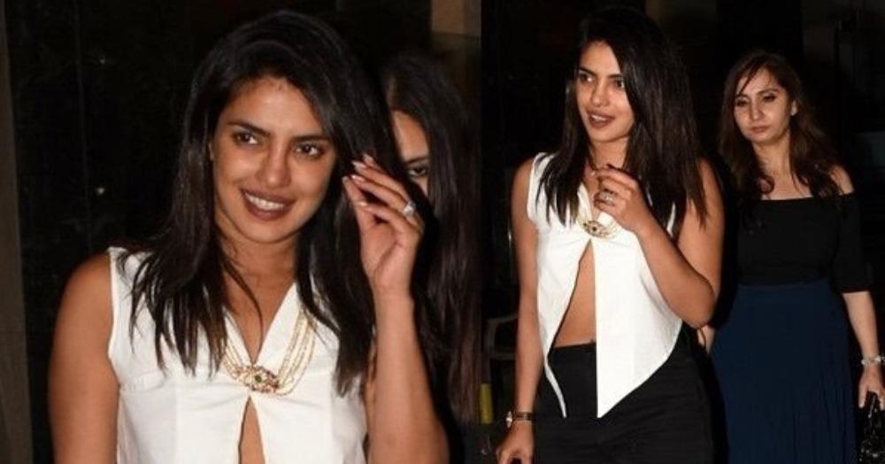 Priyanka Chopra Went All Out In A Sexy, Barely-There Top And It&#8217;s Making Us A Little Nervous TBH