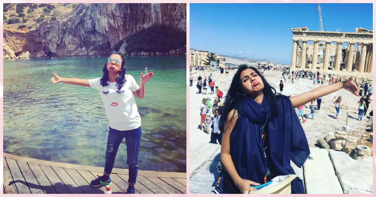 This Wife&#8217;s &#8220;Honeymoon Alone&#8221; Pics For Her Hubby Are ADORABLE!!