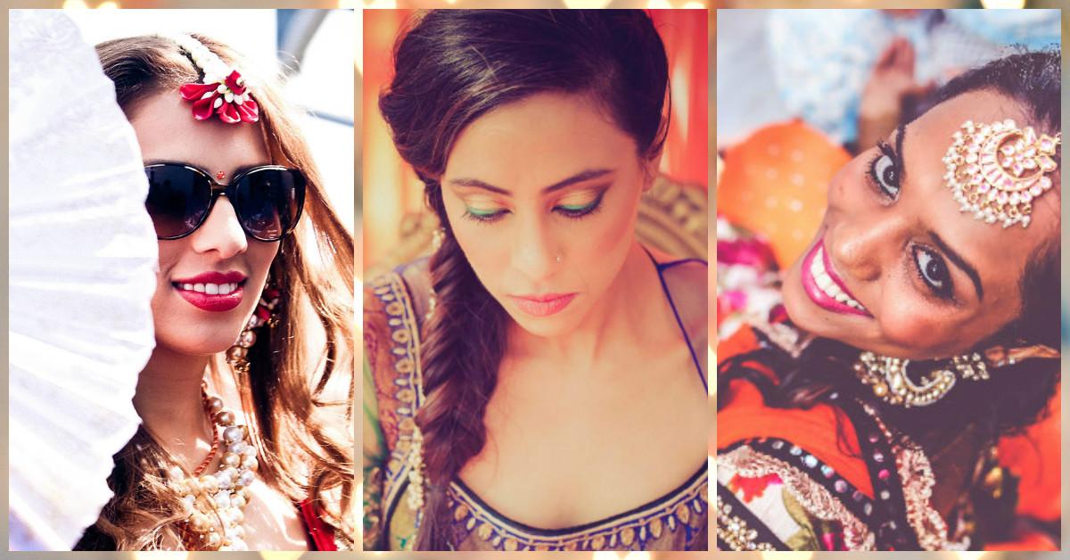 7 Brides With The Prettiest Makeup To Inspire Your Mehendi Look!