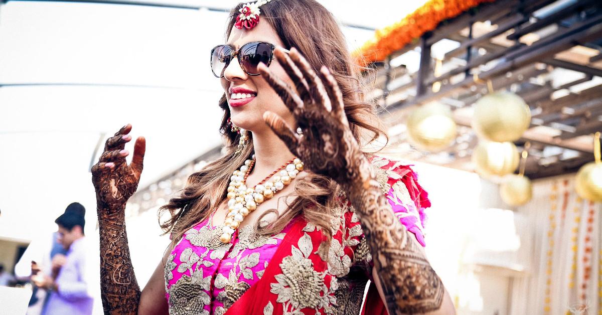 10 Brides Who Wore Stunning Mehendi Outfits (Not Just Lehengas!)