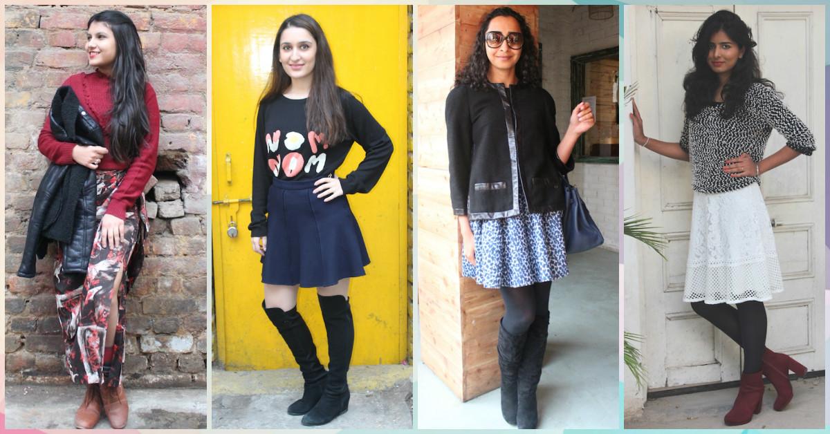 How To Style Your Fav Skirt For The Winter (And Still Be Warm!)