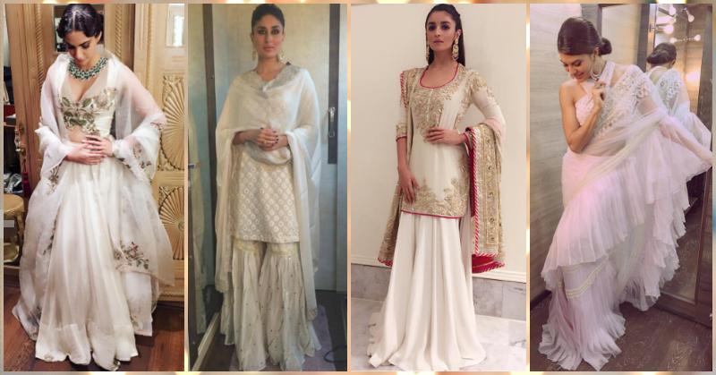 Steal These All-White Shaadi Looks From Our Fav Celebrities!