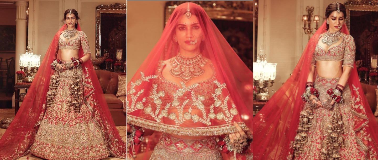 Kriti Sanon Just Became A Dulhan &amp; We Have So Much To Say About Her Manish Malhotra Outfit