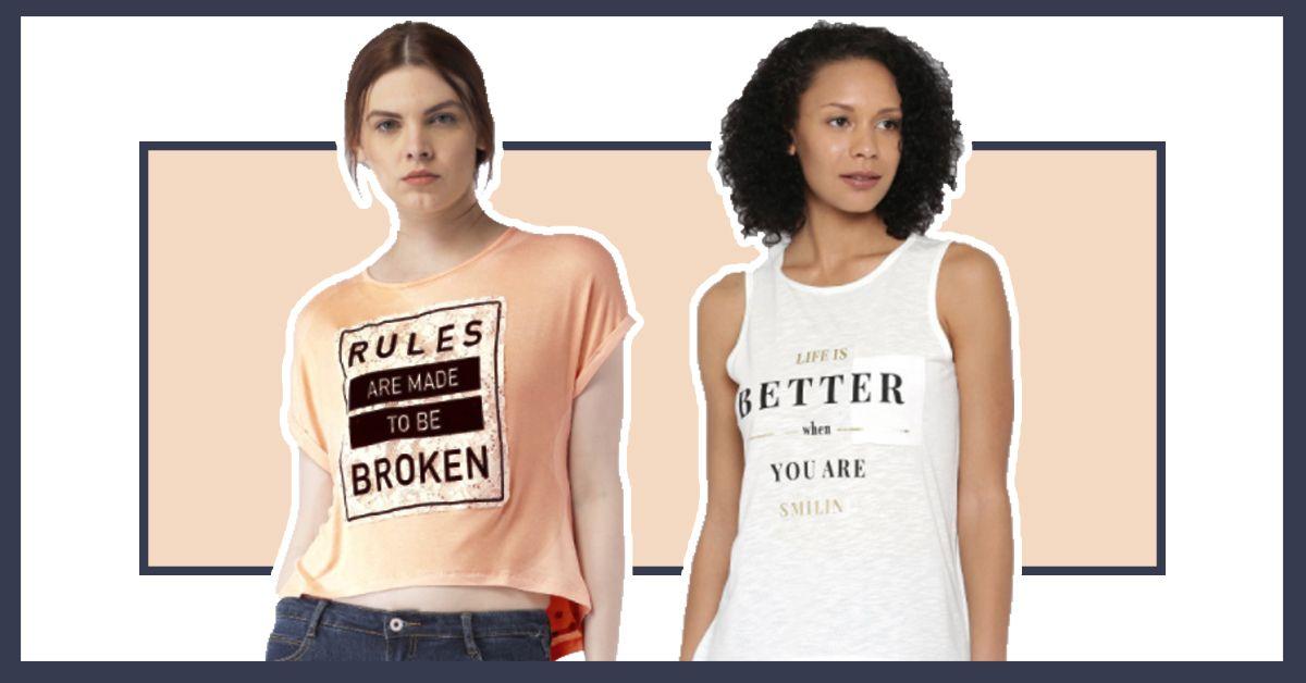 Ditch Your Plain Tees For These 7 FAB Slogan Tops!