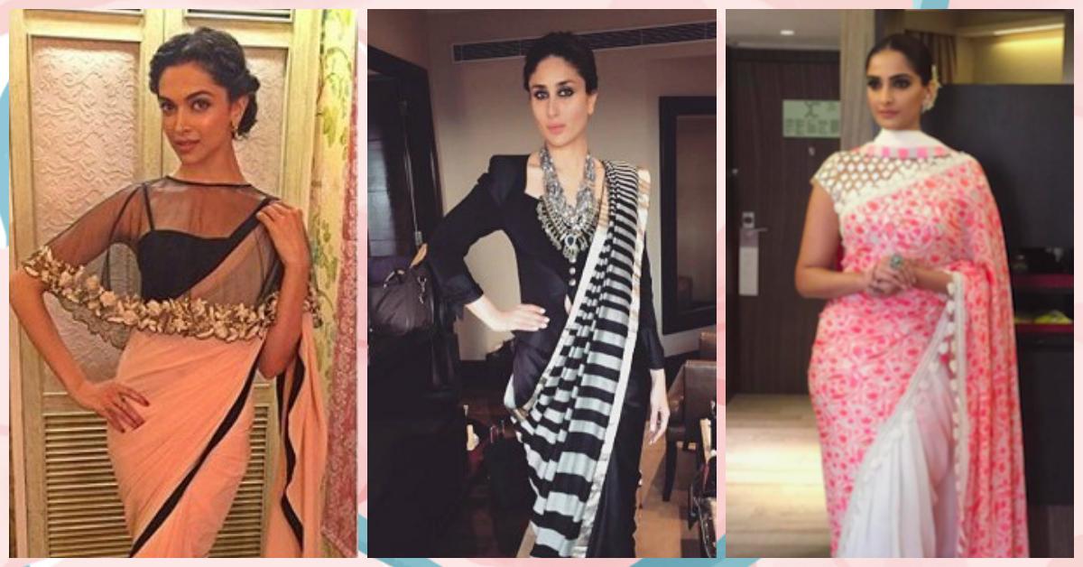 7 Ways To Style A Saree &#8211; Like Your Fav Bollywood Stars!