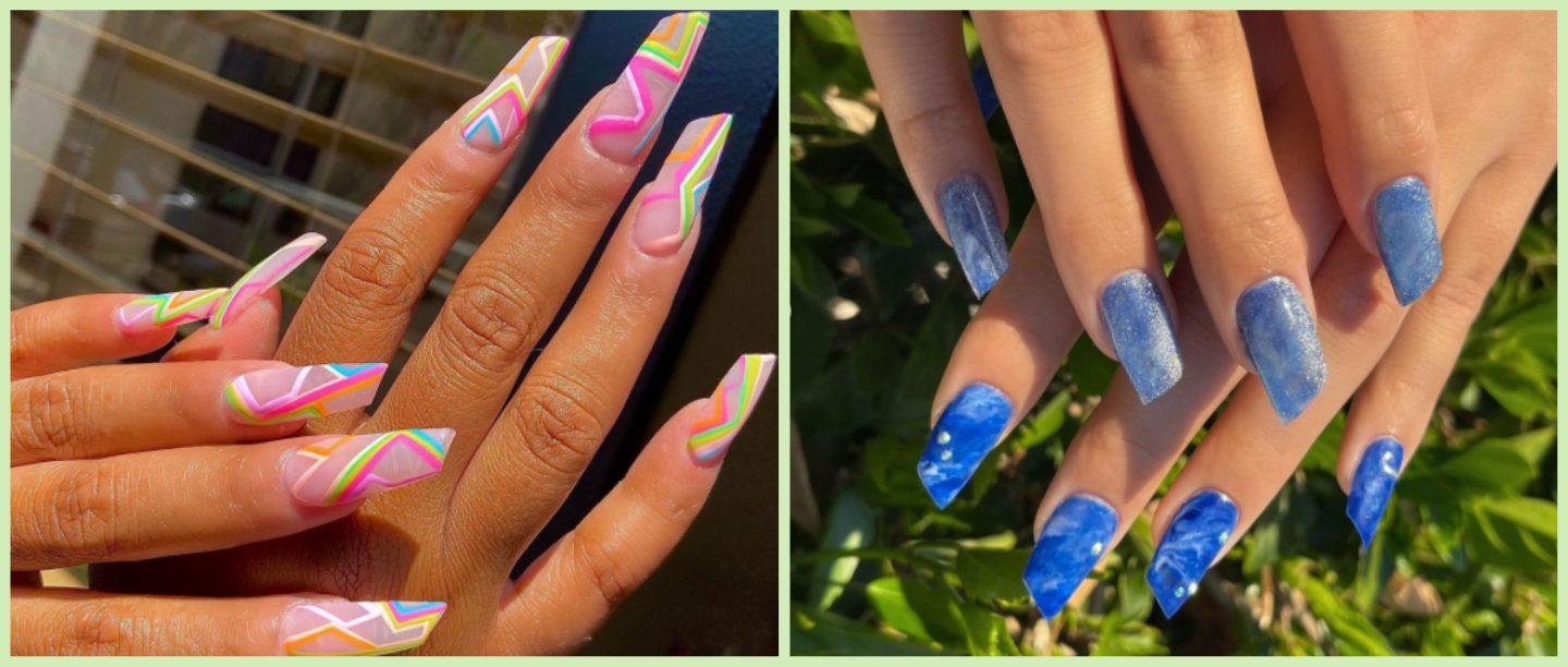 Lipstick Nails Are Having A Moment RN &amp; We Aren&#8217;t Sure How We Feel About Them