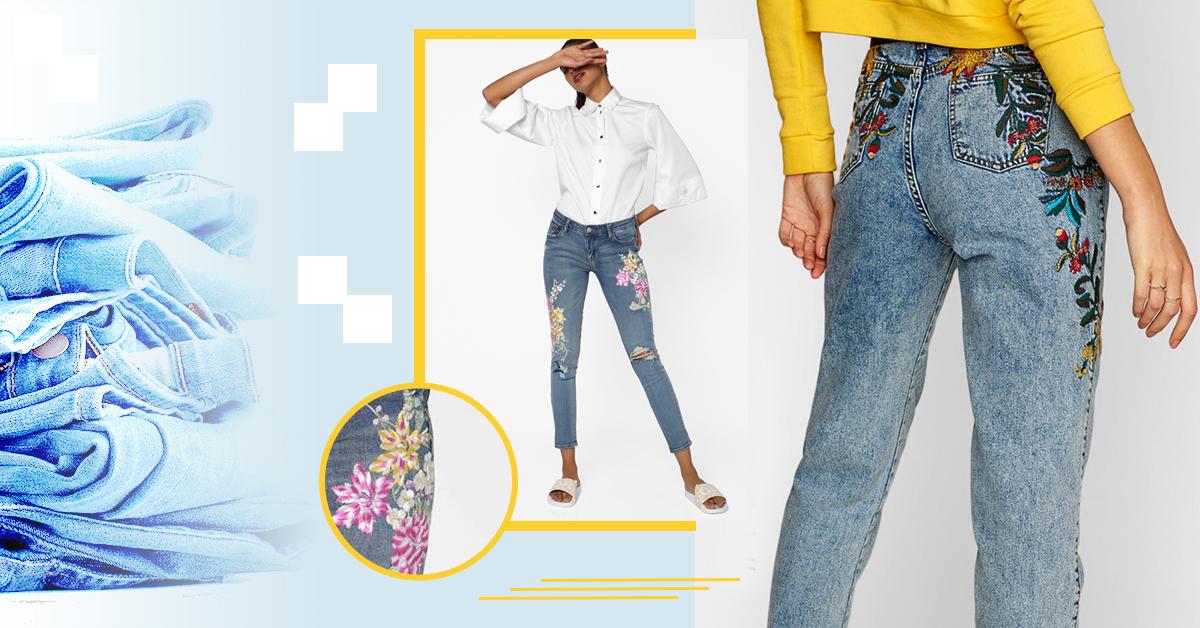 We Found 9 Amazing Jeans With The Prettiest Embroidery