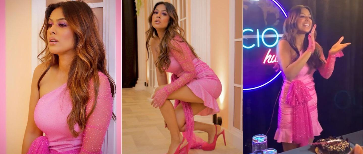 Adorable &amp; How! Nia Sharma&#8217;s Candy Pink Mini Has Us Thinking Of Birthday Parties &amp; Barbie Dolls